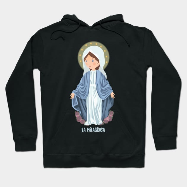 Our lady of the Miraculous Medal Hoodie by AlMAO2O